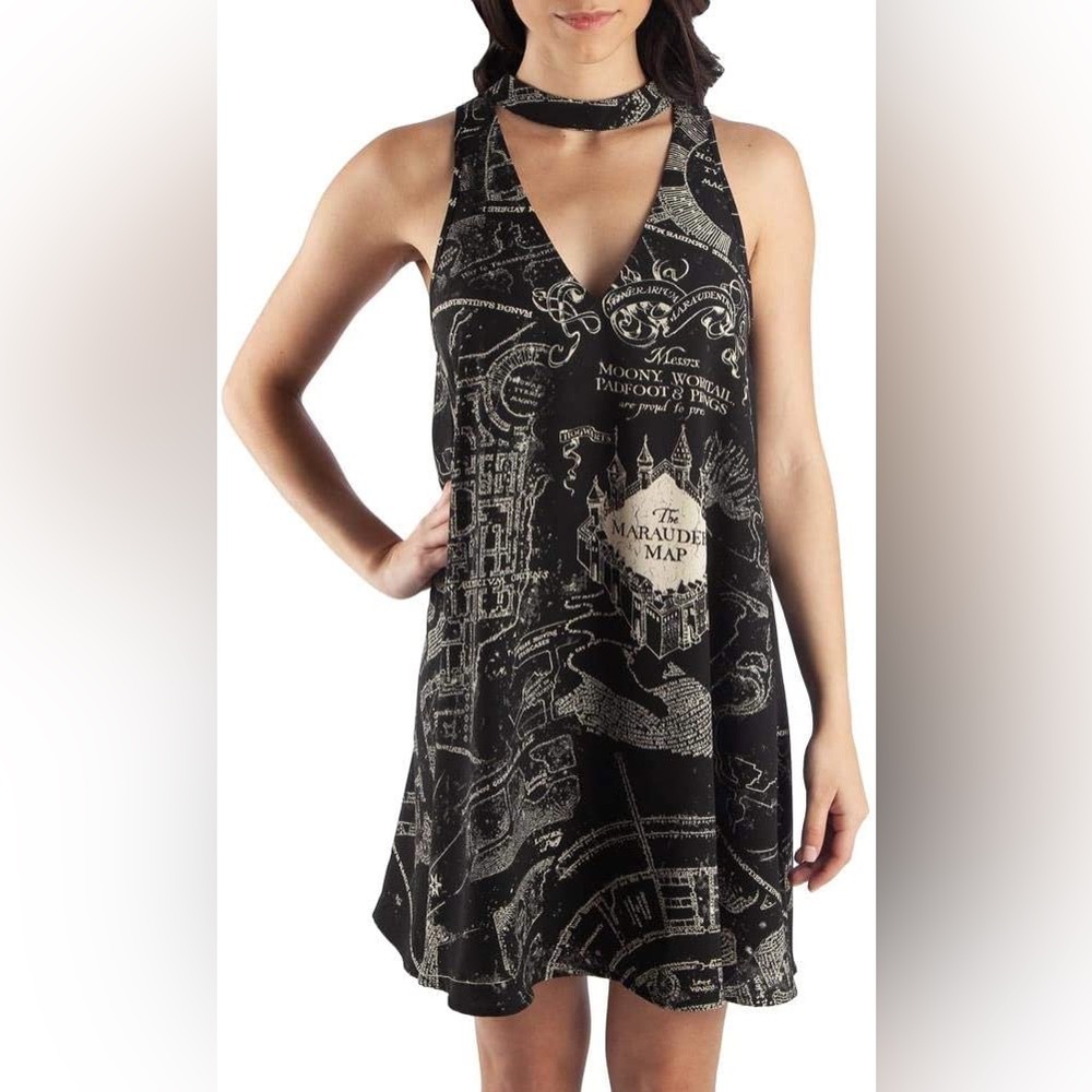 HARRY POTTER marauders map dress